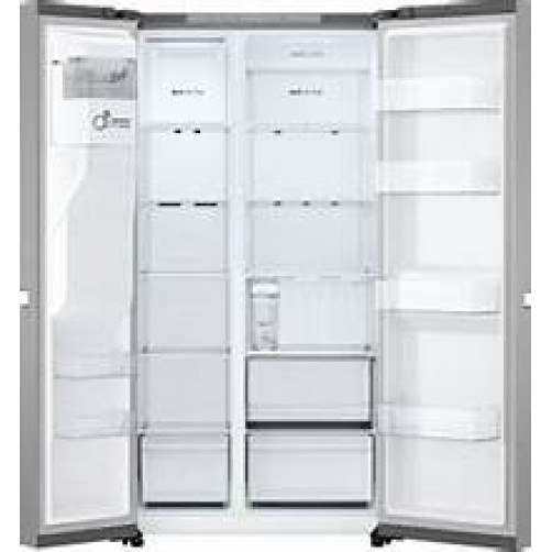 LG GC-L257KLKW Side by Side Fridge, 641L – Linear Cooling, Smart Inverter Compressor