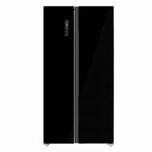 Von VARZ-20NHK Side by Side Fridge, 442L - Black