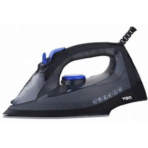Von VIS221CSK Steam Iron, 2200W - Black