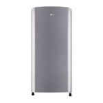 LG GL-B201SLLB Single Door Fridge, 180L - Smart Inverter Compressor, Larger Capacity, Semi Auto Defrost, Moist Balance Crisper™