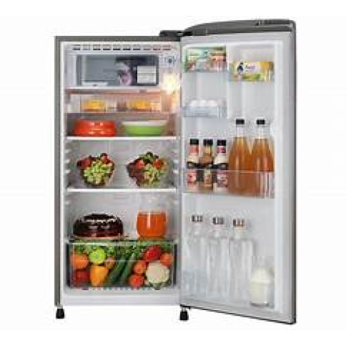  LG GL-B201SLLB Single Door Fridge, 180L - Smart Inverter Compressor, Larger Capacity, Semi Auto Defrost, Moist Balance Crisper™